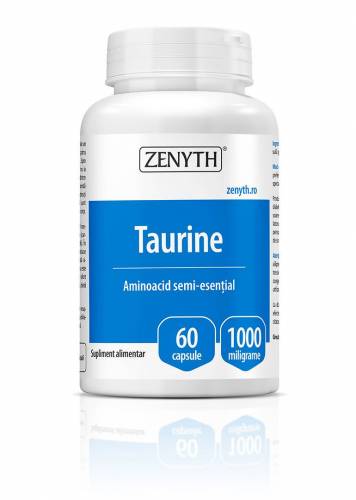 Taurine 100mg, 60cps - Zenyth