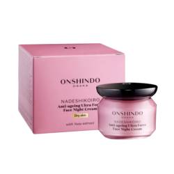 Crema noapte antirid intensiva, ten uscat, cu extract Yuzu, 50ml, Onshindo