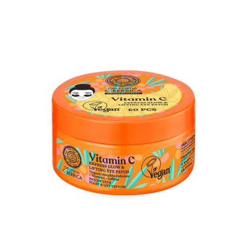 Plasturi de ochi pentru lifting si luminozitate Oblepikha C-Berrica, 60 bucati, Natura Siberica