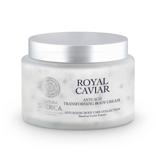 Crema de corp restructuranta anti-age Royal Caviar, 300ml, Natura Siberica