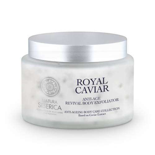 Exfoliant de corp revitalizant anti-age Royal Caviar, 300ml, Natura Siberica