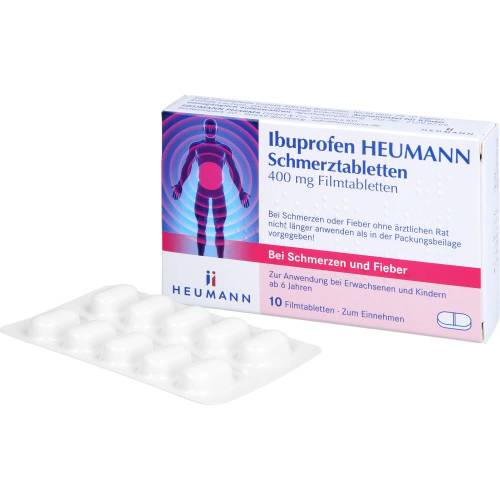Ibuprofen Heumann Schmerztabletten 400 mg 10 St