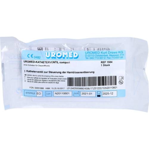 Uromed Katheterventil comp.1504 1 St