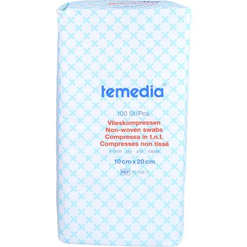 Vlieskompressen unsteril 10x20 cm 4fach 100 St