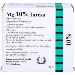Mg 10% Inresa Injektionslösung 100 ml