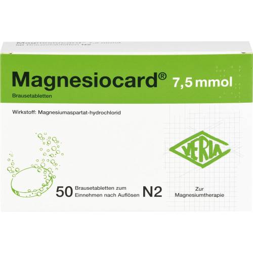 Magnesiocard 7,5 mmol Brausetabletten 50 St