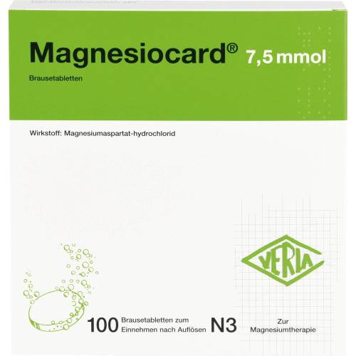Magnesiocard 7,5 mmol Brausetabletten 100 St