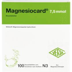 Magnesiocard 7,5 mmol Brausetabletten 100 St