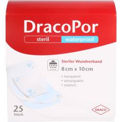 Dracopor waterproof Wundverband 8x10 cm steril 25 St
