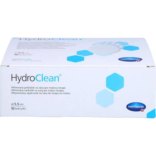 Hydroclean Kompressen 5,5 cm rund steril 10 St