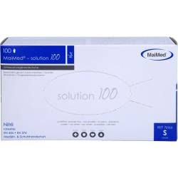 Handschuhe Einmal Nitril S blau 100 St