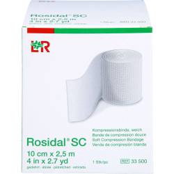 Rosidal Sc Kompressionsbinde weich 10 cmx2,5 m 1 St