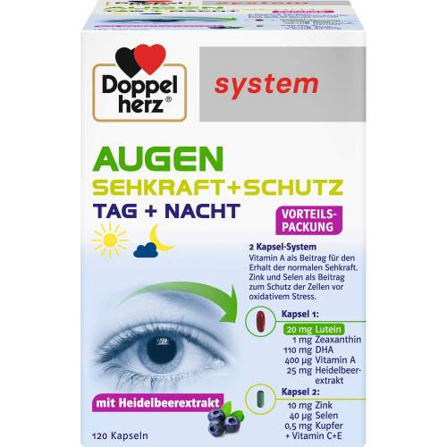Doppelherz Augen Sehkraft+Schutz system Kapseln 120 St