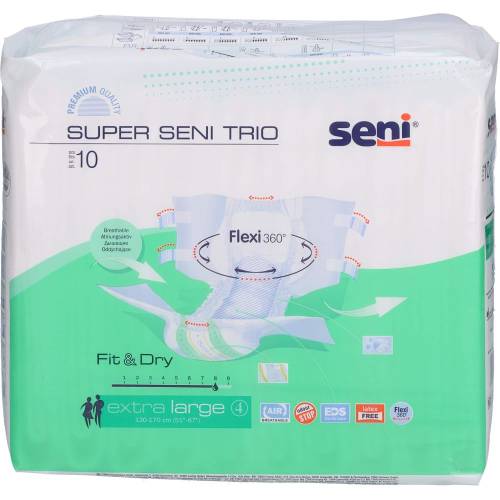 Seni Super Trio Inkontinenzslip Xl 10 St