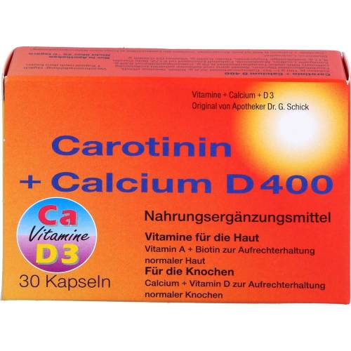 Carotinin+Calcium D 400 Kapseln 30 St