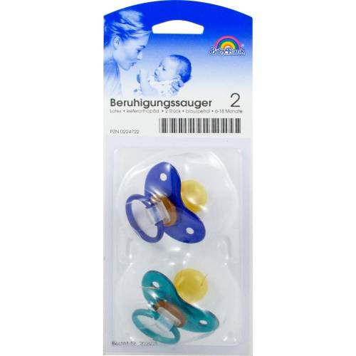 Beruhigungssauger Kieferor.Lat.6-18 M.blau/petrol 2 St