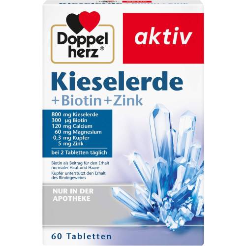 Doppelherz Kieselerde+Biotin+Zink Tabletten 60 St