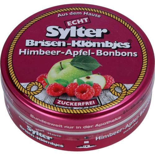 Echt Sylter Himbeer-Apfel Bonbons zuckerfrei 70 g