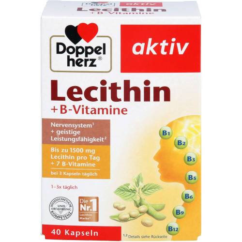 Doppelherz Lecithin+B-Vitamine Kapseln 40 St
