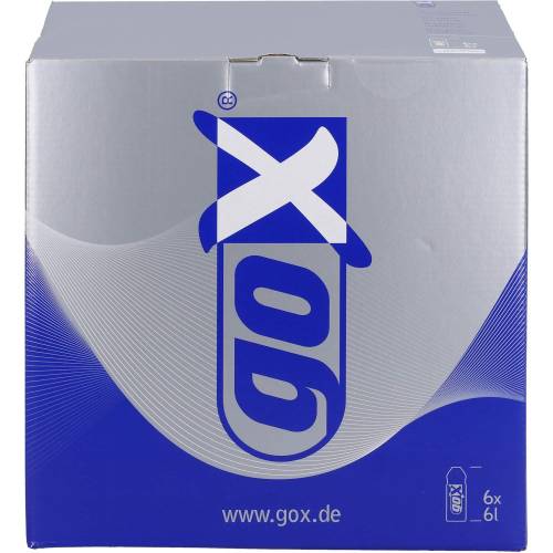 Gox Sauerstoff medizin.Zwecke Sixpack 36 l