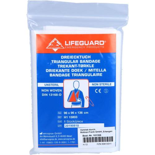 Dreiecktuch Vlies 96x96x136 cm 1 St