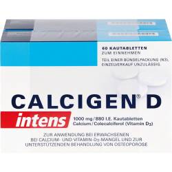 Calcigen D intens 1000 mg/880 I.E. Kautabletten 120 St