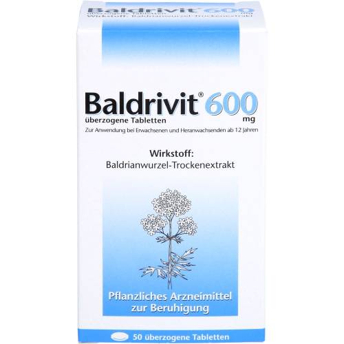 Baldrivit 600 mg überzogene Tabletten 50 St