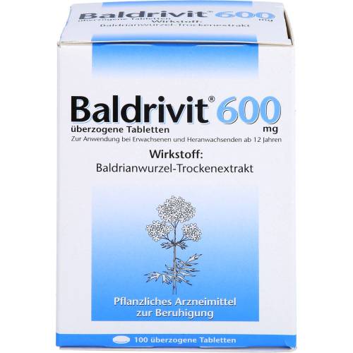 Baldrivit 600 mg überzogene Tabletten 100 St