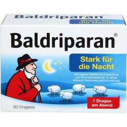 Baldriparan Stark für die Nacht überzogene Tab. 60 St