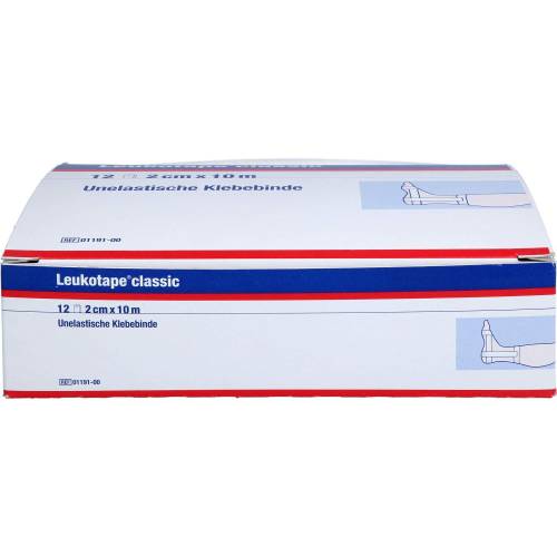 Leukotape Classic 2 cmx10 m weiß 12 St