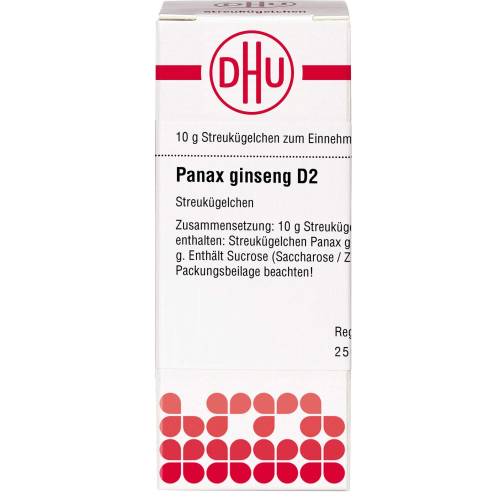 Panax Ginseng D 2 Globuli 10 g