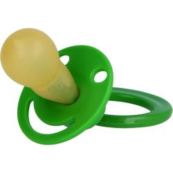 Beruhigungssauger kirschf.Lat.ab 6 M.grün 1 St