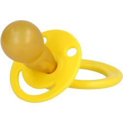 Beruhigungssauger kirschf.Lat.ab 6 M.gelb 1 St