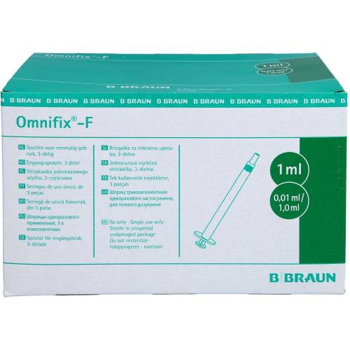 Omnifix F Duo Spr.1 ml 25 G 0,5x16 mm latexfrei 100 ml