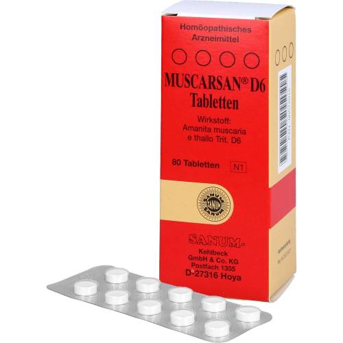 Muscarsan D 6 Tabletten 80 St