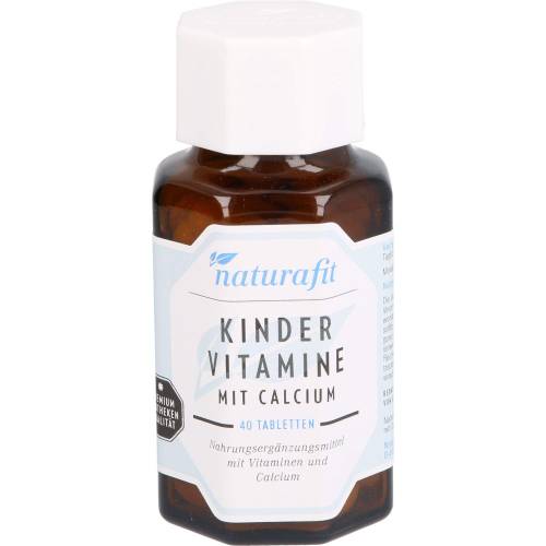 Naturafit Kindervitamine m.Calcium Lutschtabletten 40 St