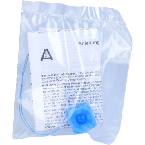 Arabin Würfel Pessar perforiert 25 mm Gr.0 1 St