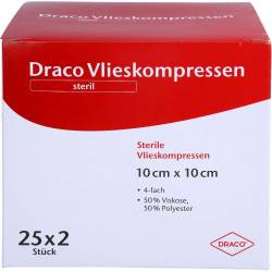 Vliesstoff-Kompressen steril 10x10 cm 4fach 50 St