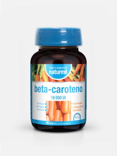 Beta-caroten 10.000UI, 90 capsule, NATURMIL