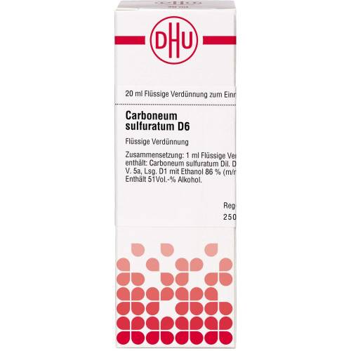 Carboneum Sulfuratum D 6 Dilution 20 ml