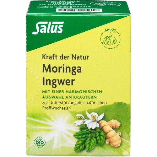 Moringa Ingwer Kräutertee Kraft der Natur Salus 15 St