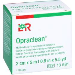 Opraclean Mullbinde z.Tampon.m.Jodoform 2 cmx5 m 1 St