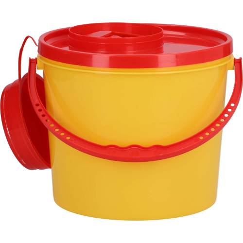 Kanüleneimer 5 l gelb 1 St