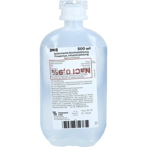 Isotonische Kochsalzlösung Fresenius Plastik 5000 ml