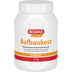 Megamax Aufbaukost Erdbeere Pulver 1,5 kg