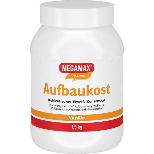 Megamax Aufbaukost Vanille Pulver 1,5 kg
