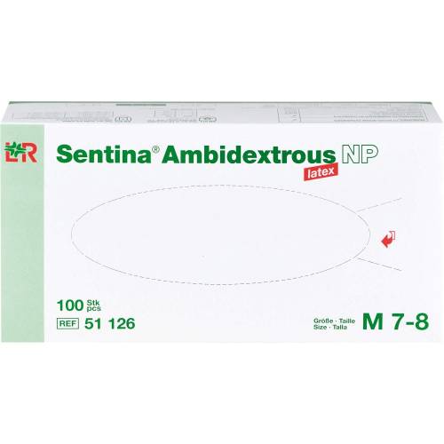 Sentina Ambidextrous Unters.Hands.puderfr.Gr.M 100 St