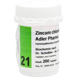 Biochemie Adler 21 Zincum chloratum D 12 Tabletten 200 St