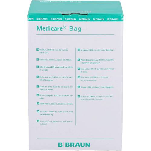 Medicare Bettbtl.unst.2 l m.120cm-Schlauch Ablauf 10 St