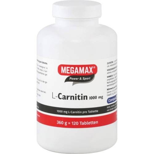 Megamax L-Carnitin 1000 mg Tabletten 120 St